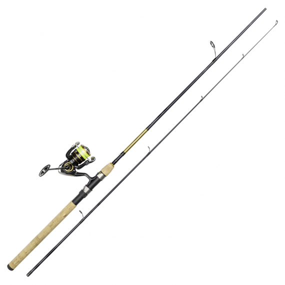 Daiwa Crossfire LT2500 Gold Rush 9\' 5-25G/0.17YL ryhmässä Kalastussetit / Virvelisetit / Allround Avokelasetti @ Sportfiskeprylar.se (32-217515)