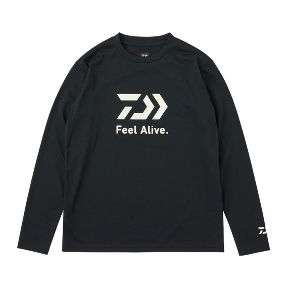Daiwa Clean Ocean Long Sleeve Shirt Black ryhmässä Vaatteet ja kengät / Vaatetus / Villapaidat / Pitkähihaiset t-paidat @ Sportfiskeprylar.se (32-224520r)