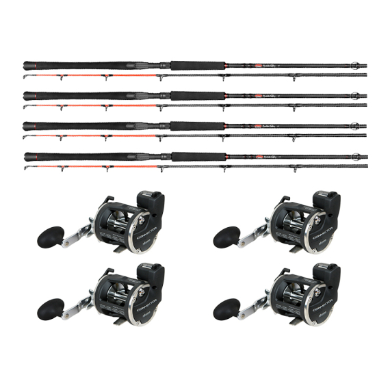 Daiwa Söder Custom Predator Trolling & Okuma Convector LC CV-20D Combo 4-Pack ryhmässä Kalastussetit / Vetouistelusarjat @ Sportfiskeprylar.se (32-224648OKUMASET4PCS)