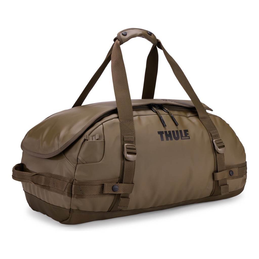 Thule Chasm Recycled Duffel 40L - Deep Khaki ryhmässä Säilytys / Varustelaukut @ Sportfiskeprylar.se (3205139)