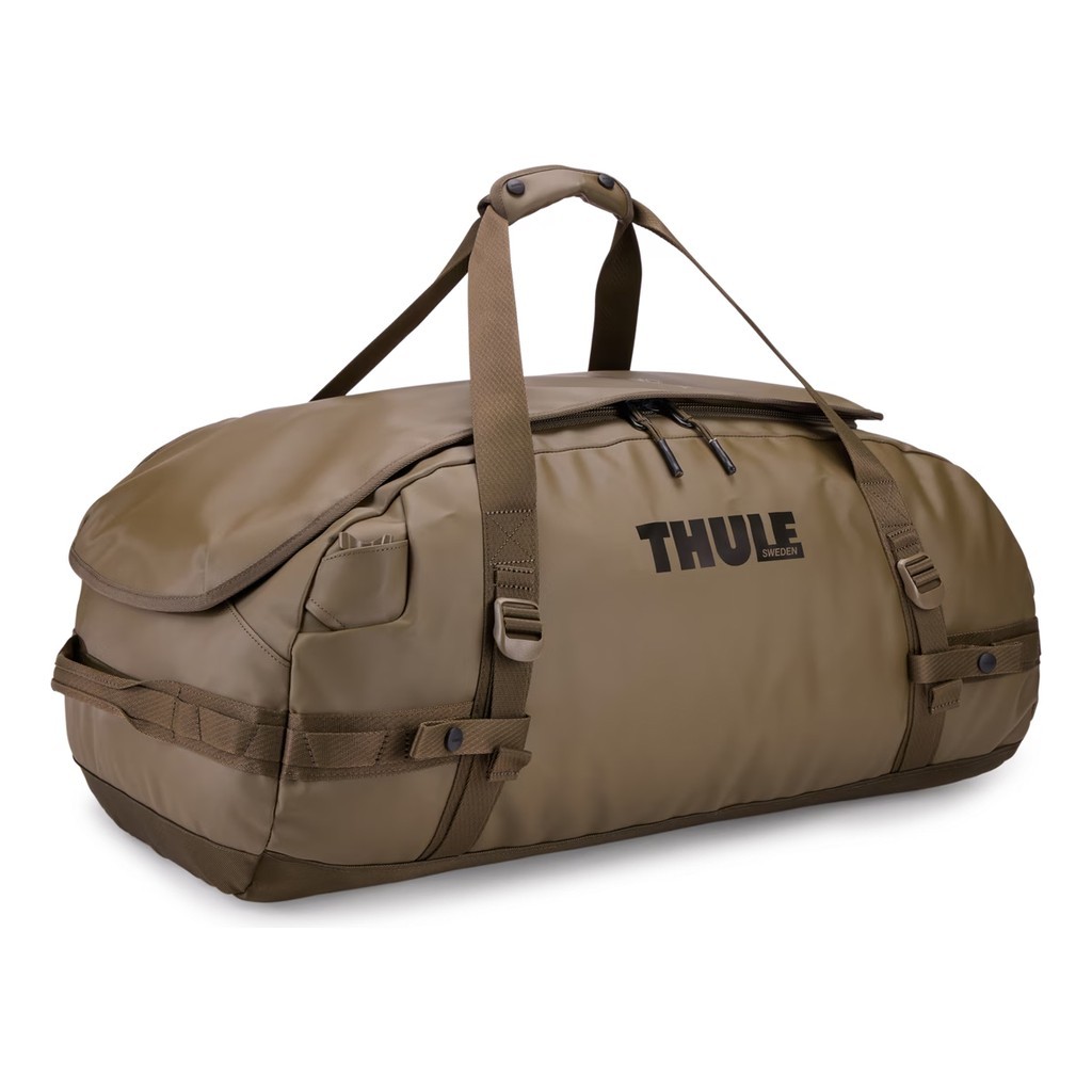 Thule Chasm Recycled Duffel 70L - Deep Khaki ryhmässä Säilytys / Varustelaukut @ Sportfiskeprylar.se (3205141)