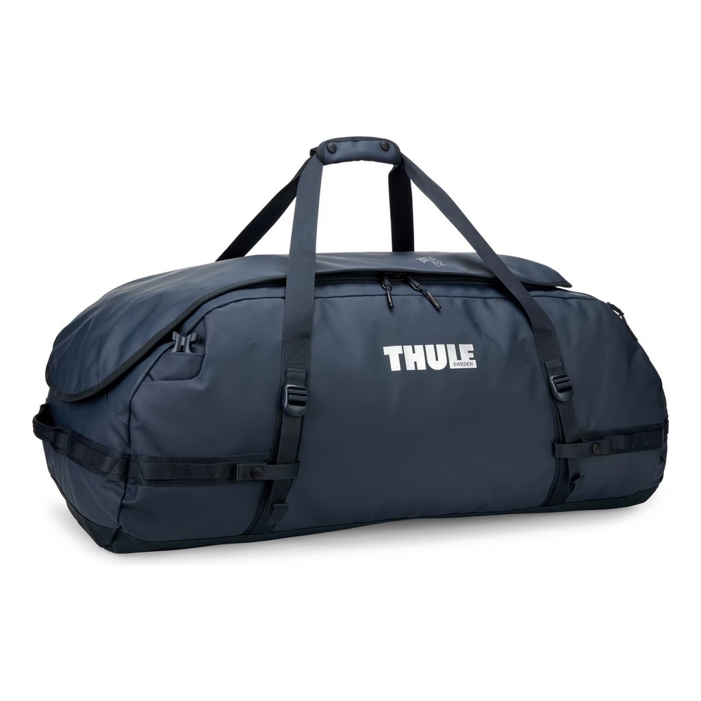 Thule Chasm Recycled Duffel 130L - Darkest Blue ryhmässä Säilytys / Varustelaukut @ Sportfiskeprylar.se (3205599)