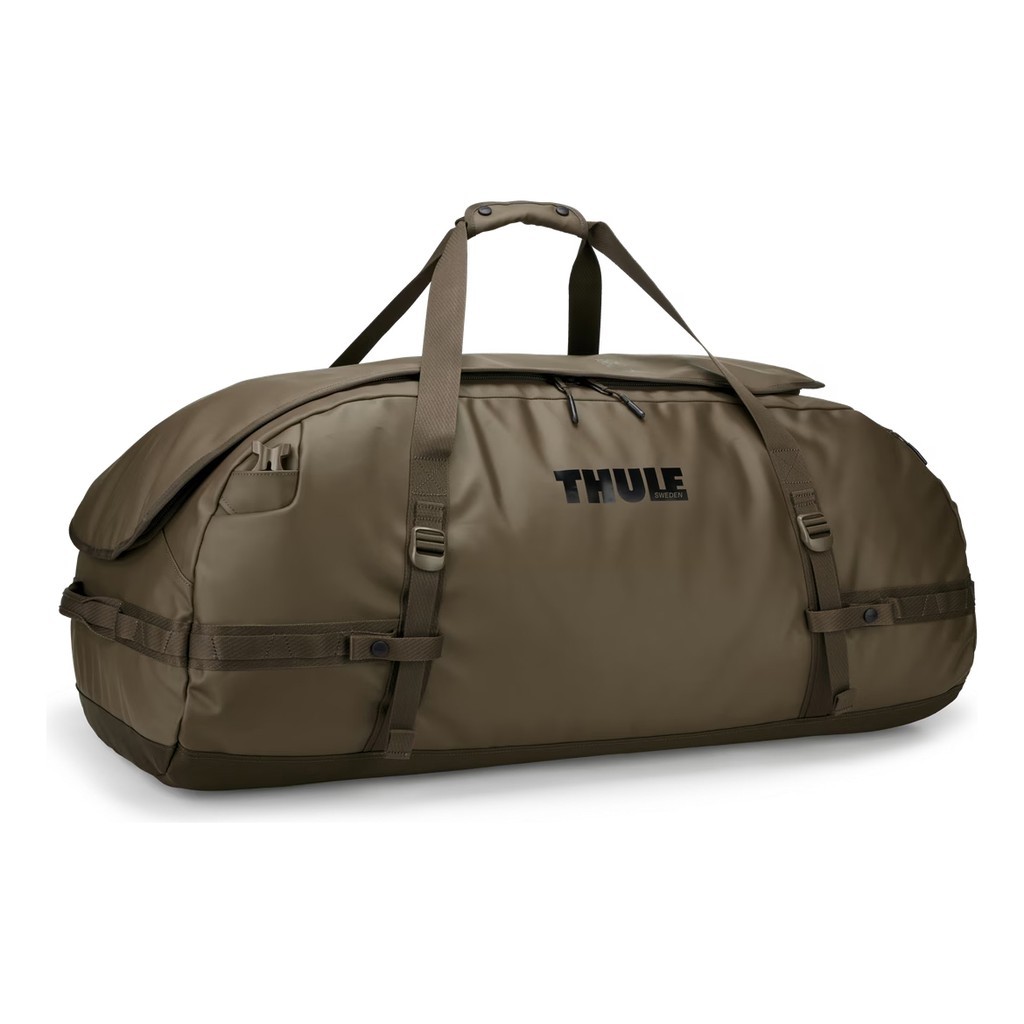 Thule Chasm Recycled Duffel 130L - Deep Khaki ryhmässä Säilytys / Varustelaukut @ Sportfiskeprylar.se (3205600)