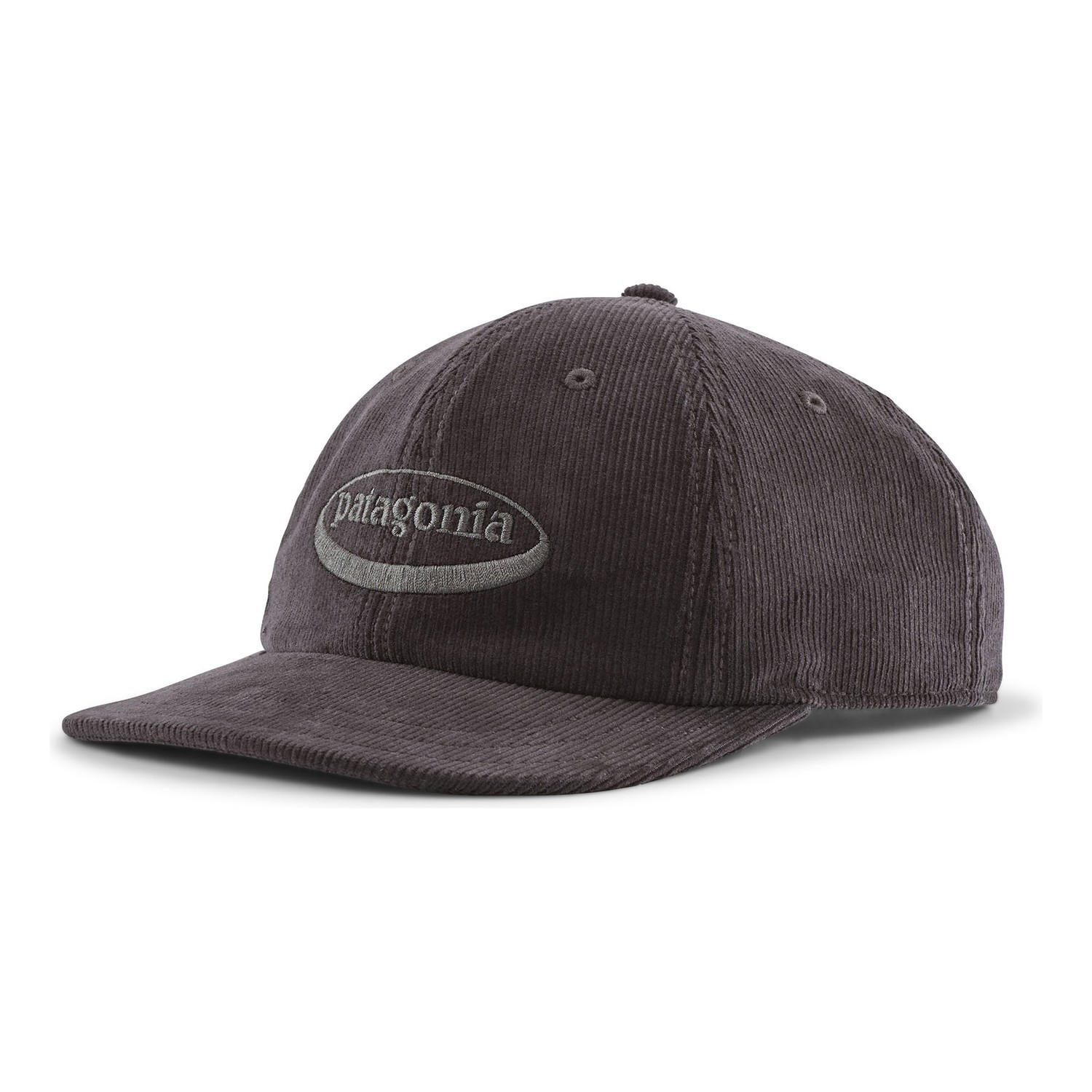 Patagonia Corduroy Cap \'95 Oval Logo: Ink Black ryhmässä Vaatteet ja kengät / Lippalakit ja päähineet / Lippikset / Dad Caps @ Sportfiskeprylar.se (33535-OLGB-ALL)