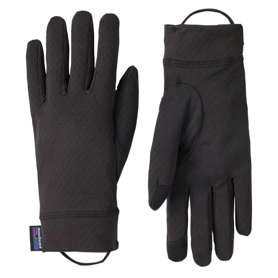 Patagonia Cap MW Liner Gloves Black ryhmässä Vaatteet ja kengät / Vaatetus / Hanskat ja rukkaset @ Sportfiskeprylar.se (34540-BLK-Lr)