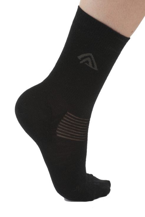 Aclima Wool Liner Socks - 44-48 Black ryhmässä Vaatteet ja kengät / Vaatetus / Alusosat & alusvaatteet / Sukat @ Sportfiskeprylar.se (356053001-29)