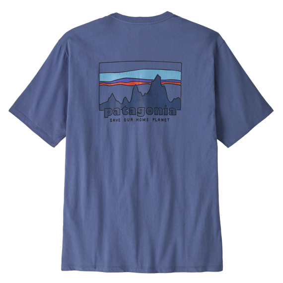 Patagonia M\'s \'73 Skyline Organic T-Shirt CUBL ryhmässä Vaatteet ja kengät / Vaatetus / T-paidat @ Sportfiskeprylar.se (37534-CUBL-Lr)