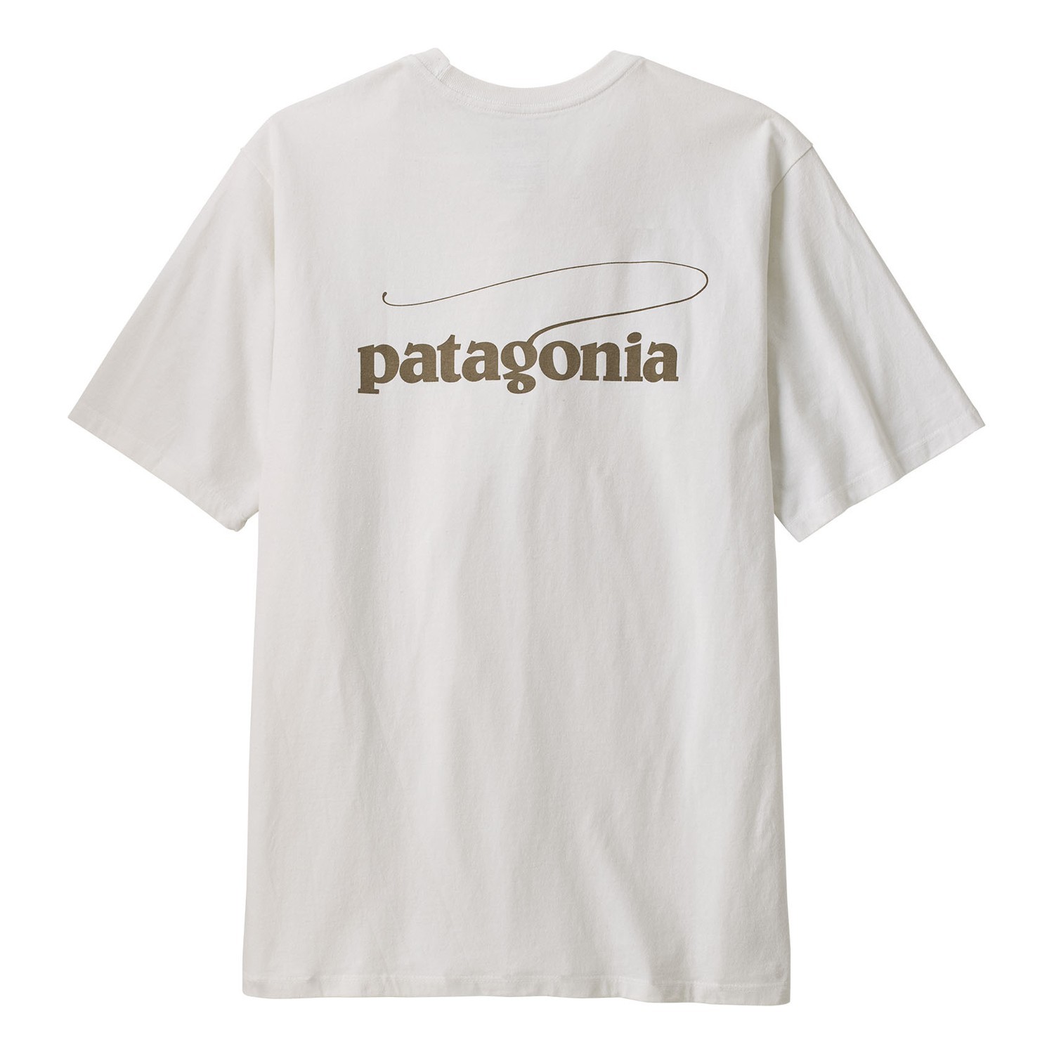 Patagonia M\'s Casting Logo Responsibili-Tee FBWI ryhmässä Vaatteet ja kengät / Vaatetus / T-paidat @ Sportfiskeprylar.se (37811-FBWI-XXLr)