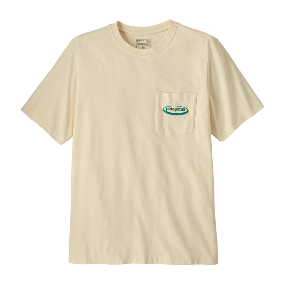 Patagonia M\'s MW \'95 Oval Logo Pocket Tee UDNL ryhmässä Vaatteet ja kengät / Vaatetus / T-paidat @ Sportfiskeprylar.se (37880-UDNL-Lr)