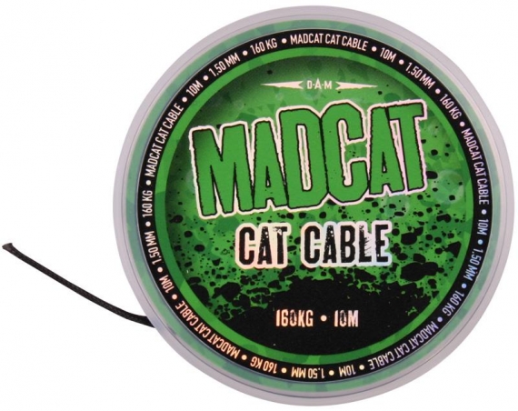 MADCAT - CAT CABLE 10m 1,50mm 160 kg ryhmässä Koukut & Tarvikkeet / perukkeet & perukemateriaalit / Perukemateriaalit / Perukemateriaali @ Sportfiskeprylar.se (3795160)