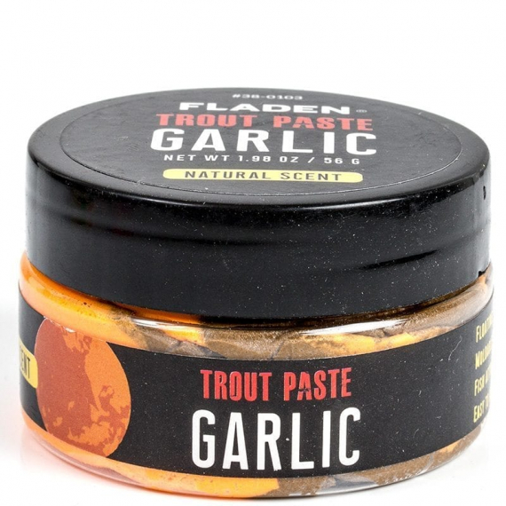 Fladen Trout Bait Paste Floating 42g - Gainer/Garlic ryhmässä Vieheet / Boiliet, Hook-syötit & Mäski / Tahnat & taimentaikinat @ Sportfiskeprylar.se (38-0103)
