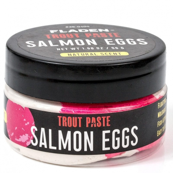 Fladen Trout Bait Paste Floating 42g - Cotton Candy/Salmon Eggs ryhmässä Vieheet / Boiliet, Hook-syötit & Mäski / Tahnat & taimentaikinat @ Sportfiskeprylar.se (38-0105)