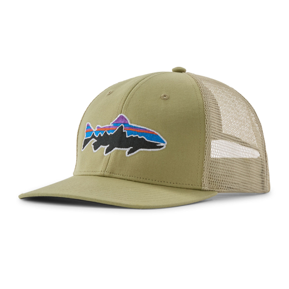 Patagonia Fitz Roy Trout Trucker Hat GMTG ryhmässä Vaatteet ja kengät / Lippalakit ja päähineet / Lippikset / Trucker lippikset @ Sportfiskeprylar.se (38288-GMTG-ALL)