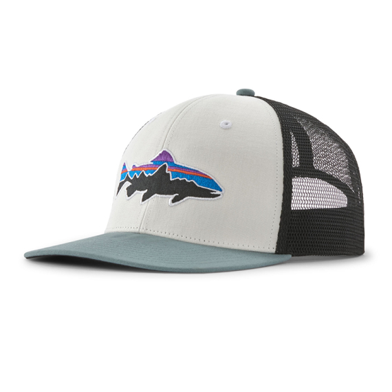 Patagonia Fitz Roy Trout Trucker Hat WBSA ryhmässä Vaatteet ja kengät / Lippalakit ja päähineet / Lippikset / Trucker lippikset @ Sportfiskeprylar.se (38288-WBSA-ALL)