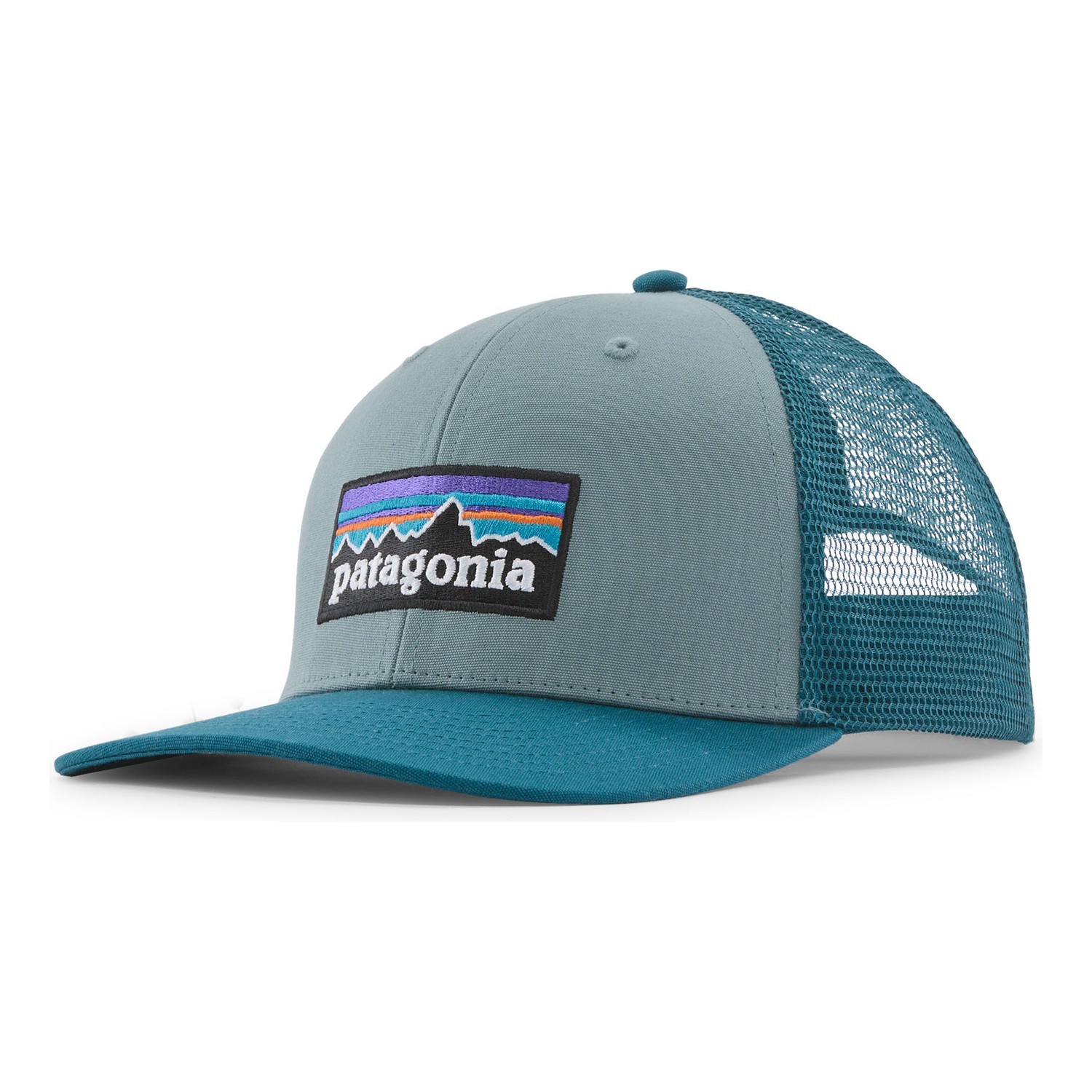 Patagonia P-6 Logo Trucker Hat BLSG ryhmässä Vaatteet ja kengät / Lippalakit ja päähineet / Lippikset / Trucker lippikset @ Sportfiskeprylar.se (38289-BLSG-ALL)