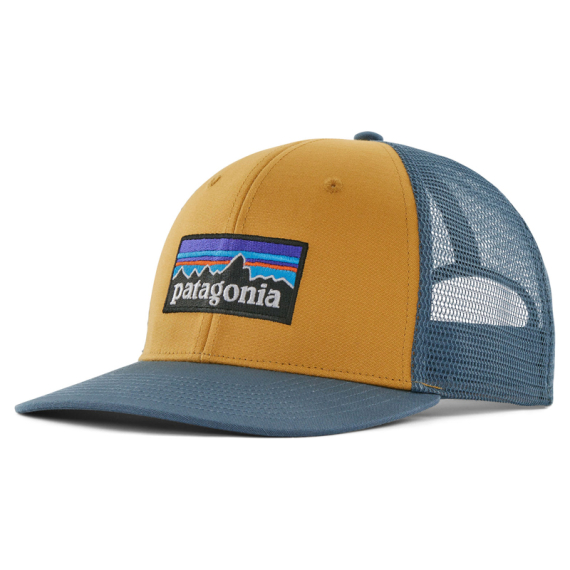 Patagonia P-6 Logo Trucker Hat, Pufferfish Gold ryhmässä Vaatteet ja kengät / Lippikset ja päähineet / Lippikset / Trucker lippikset @ Sportfiskeprylar.se (38289-PFGD-ALL)