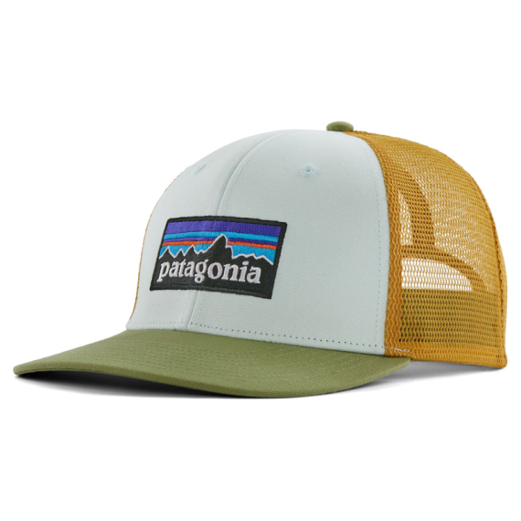 Patagonia P-6 Logo Trucker Hat, Wispy Green ryhmässä Vaatteet ja kengät / Lippikset ja päähineet / Lippikset / Trucker lippikset @ Sportfiskeprylar.se (38289-WPYG-ALL)