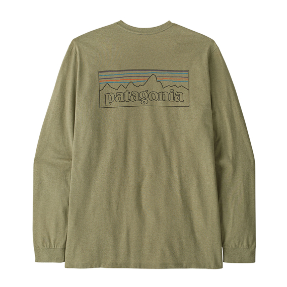 Patagonia M\'s L/S P-6 Logo Responsibili-Tee POGM ryhmässä Vaatteet ja kengät / Vaatetus / T-paidat @ Sportfiskeprylar.se (38518-POGM-Lr)