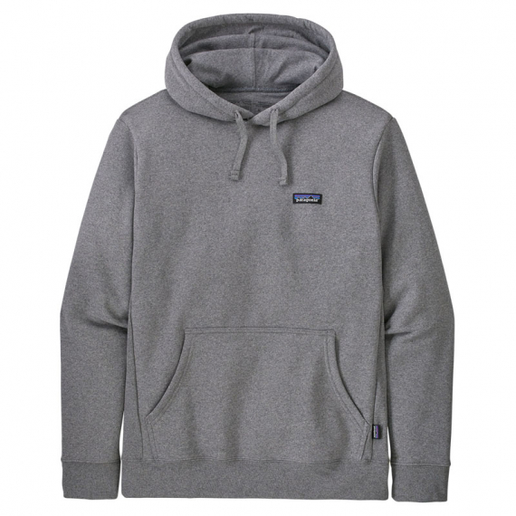 Patagonia M\'s P-6 Label Uprisal Hoody Gravel Heather ryhmässä Vaatteet ja kengät / Vaatetus / Villapaidat / Hupparit @ Sportfiskeprylar.se (39621-GLH-r)