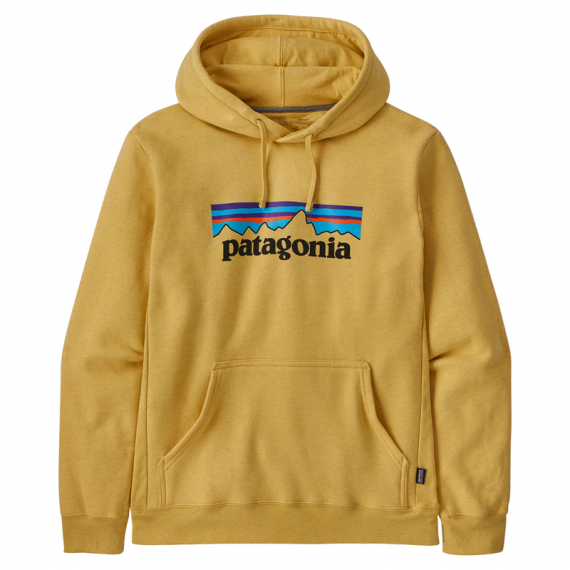 Patagonia P-6 Logo Uprisal Hoody Surfboard Yellow ryhmässä Vaatteet ja kengät / Vaatetus / Villapaidat / Hupparit @ Sportfiskeprylar.se (39622-SUYEr)