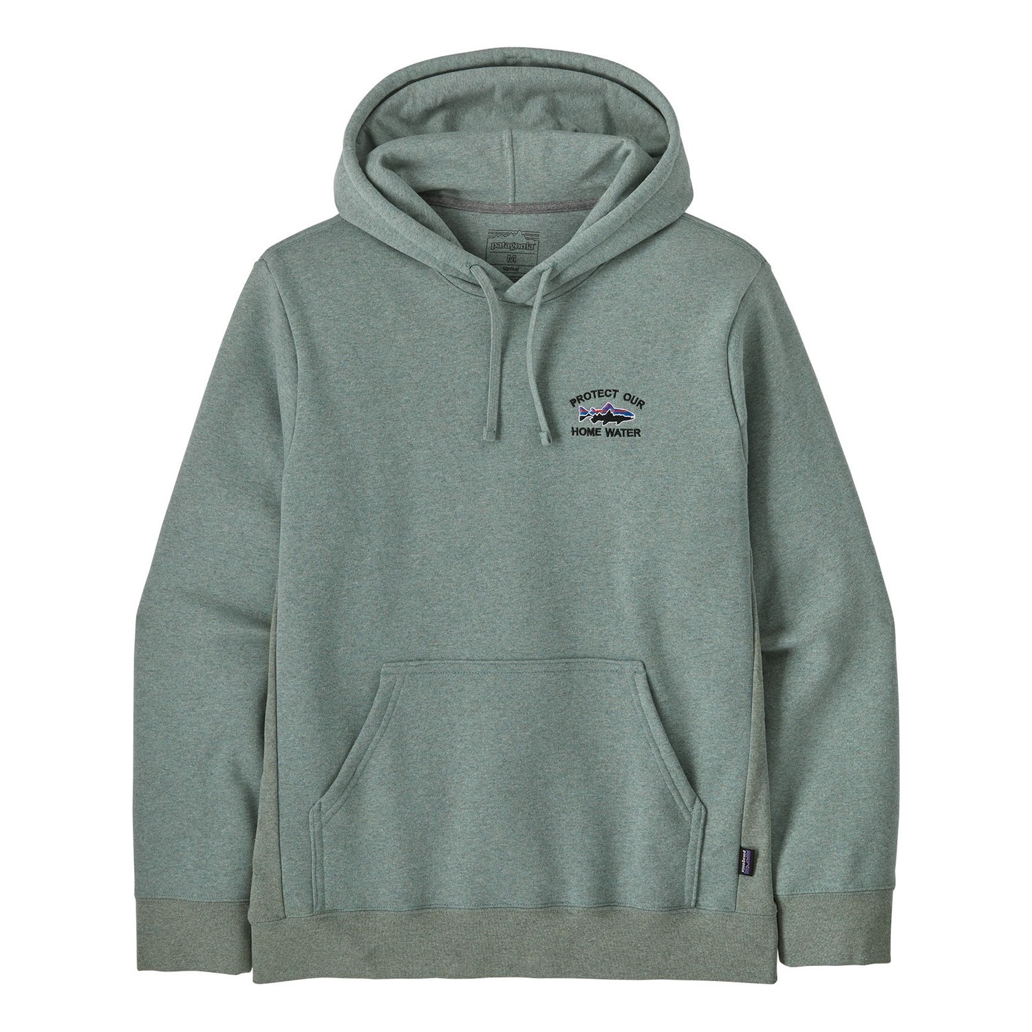 Patagonia M\'s Home Water Trout Uprisal Hoody CVGR ryhmässä Vaatteet ja kengät / Vaatetus / Villapaidat / Hupparit @ Sportfiskeprylar.se (39661-CVGR-XXLr)