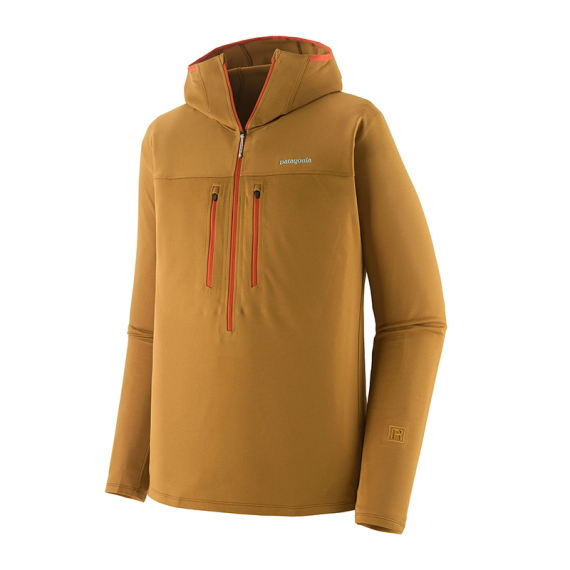 Patagonia M\'s R1 Ultralight Hoody BCBN ryhmässä Vaatteet ja kengät / Vaatetus / Villapaidat / Hupparit @ Sportfiskeprylar.se (40035-BCBN-Lr)