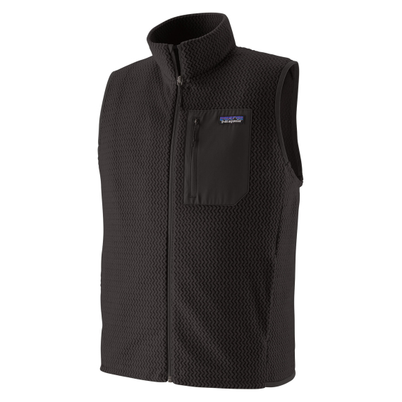 Patagonia M\'s R1 Air Vest Black ryhmässä Vaatteet ja kengät / Vaatetus / Liivit / Arkiliivit @ Sportfiskeprylar.se (40285-BLK-Lr)