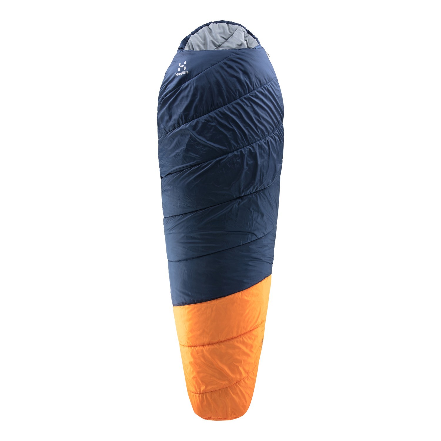Haglöfs Spacelite -1 Midnight Blue/Tangerine 190L ryhmässä Retkeily / ulkoilu / Makuupussit & tyynyt / Makuupussit @ Sportfiskeprylar.se (4162804GW220)