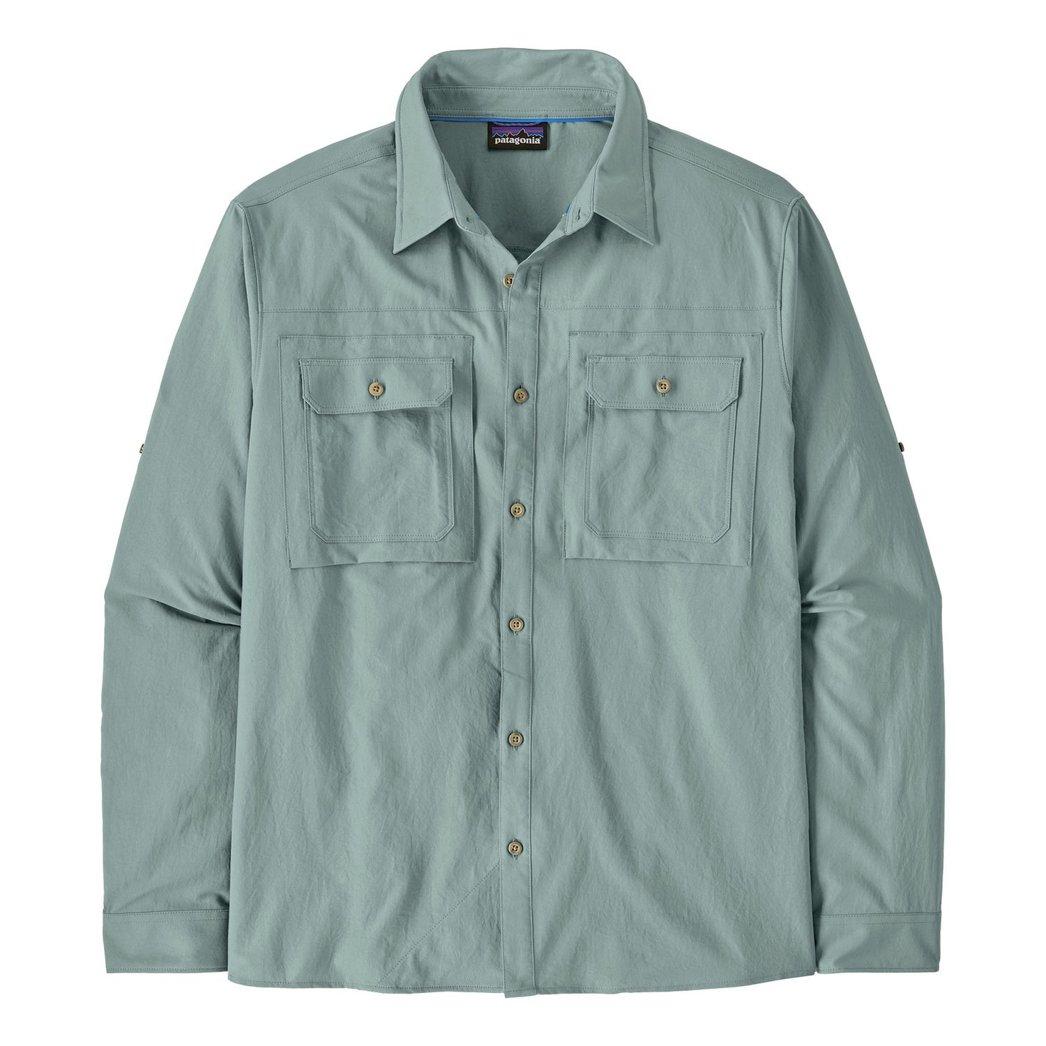 Patagonia M\'s L/S Self Guided Sun Shirt BLSG ryhmässä Vaatteet ja kengät / UV-vaatteet @ Sportfiskeprylar.se (41825-BLSG-XXLr)