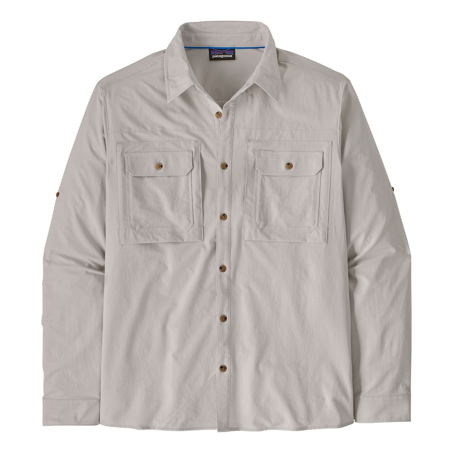 Patagonia M\'s L/S Self Guided Sun Shirt CRGY ryhmässä Vaatteet ja kengät / UV-vaatteet @ Sportfiskeprylar.se (41825-CRGY-XXLr)