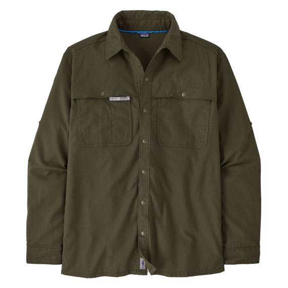 Patagonia M\'s Early Rise Stretch Shirt Pine Needle Green ryhmässä Vaatteet ja kengät / Vaatetus / Paidat @ Sportfiskeprylar.se (41920-PNGR-Sr)