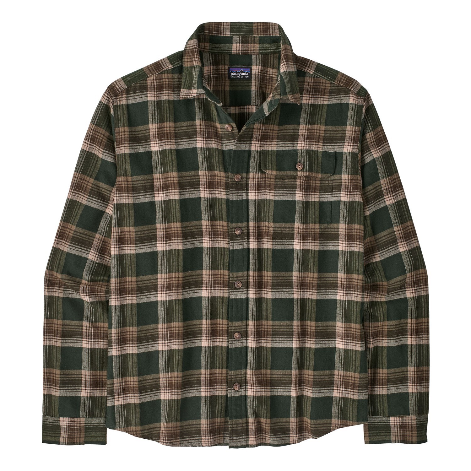 Patagonia M\'s L/S LW Fjord Flannel Shirt CZTL ryhmässä Vaatteet ja kengät / Vaatetus / Paidat @ Sportfiskeprylar.se (42410-CZTL-XXLr)