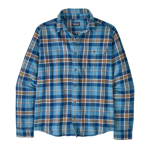 Patagonia M\'s L/S LW Fjord Flannel Shirt PSHB ryhmässä Vaatteet ja kengät / Vaatetus / Paidat @ Sportfiskeprylar.se (42410-PSHB-Lr)