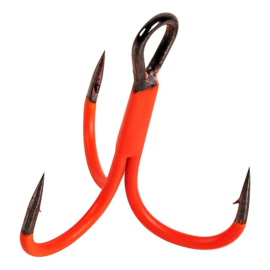 Owner STV-36BO Treble Hook, UV Flash Orange ryhmässä Koukut & Tarvikkeet / Koukut / Kolmihaarakoukut @ Sportfiskeprylar.se (44-5636VO-031r)