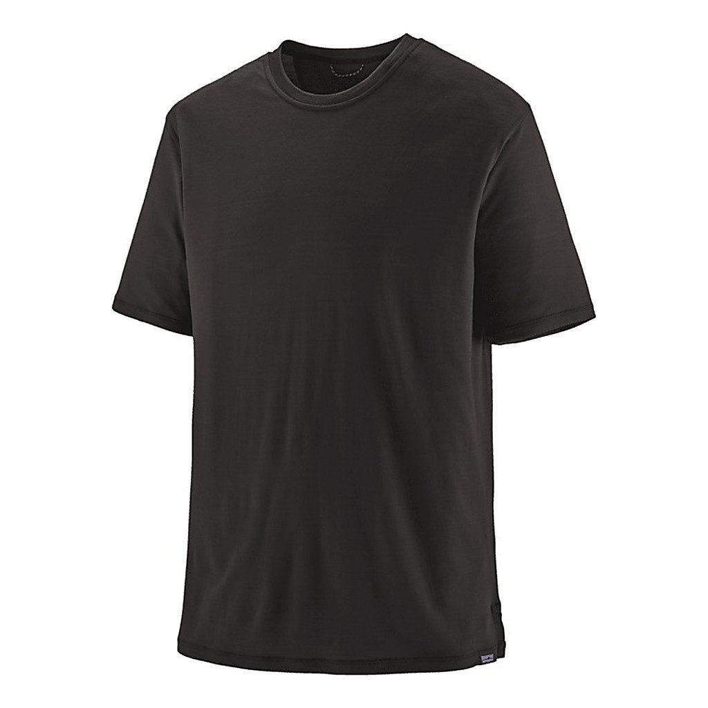 Patagonia M\'s Cap Cool Merino Blend Shirt BLK ryhmässä Vaatteet ja kengät / Vaatetus / T-paidat @ Sportfiskeprylar.se (44575-BLK-XXLr)