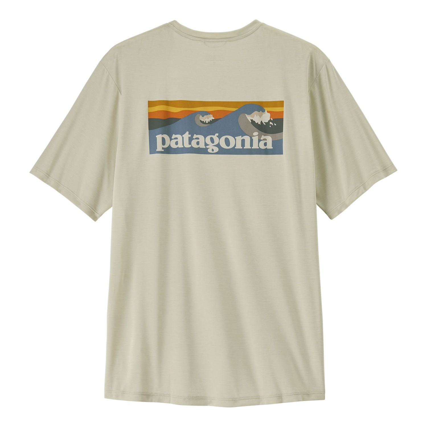 Patagonia M\'s Cap Cool Daily Shirt - Boardshort Logo DYWH ryhmässä Vaatteet ja kengät / Vaatetus / T-paidat @ Sportfiskeprylar.se (45481-DYWH-XXLr)