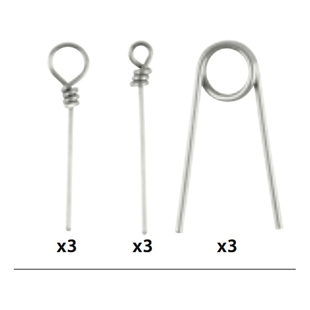 Spro Softbait Pin Assortiment ryhmässä Koukut & Tarvikkeet / Stingers & Stinger lisätarvikkeet / Stinger lisätarvikkeet / Stingerterät @ Sportfiskeprylar.se (4628109)
