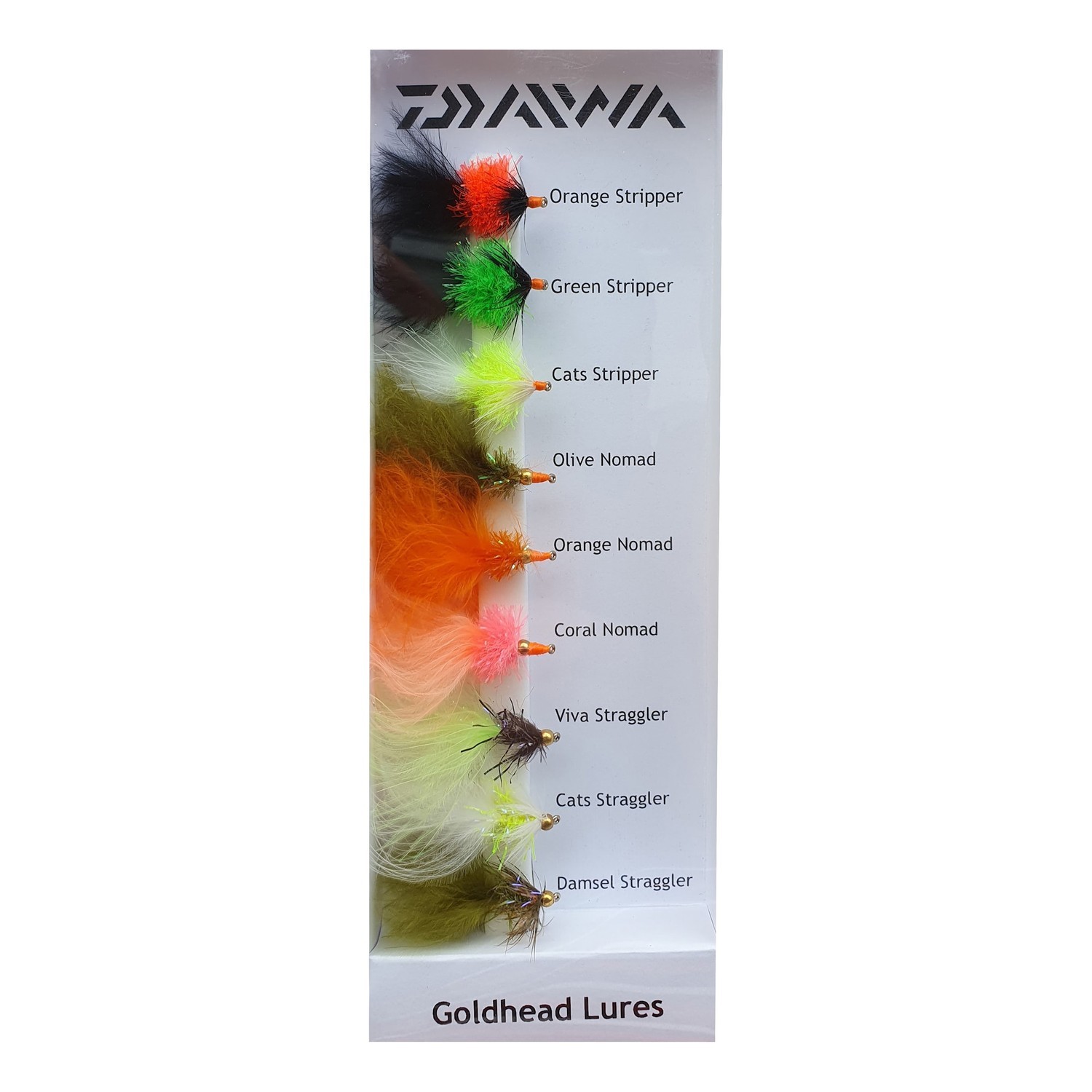 Daiwa Goldhead Flies 9-pack ryhmässä Vieheet / Perhot @ Sportfiskeprylar.se (5000000221DO)