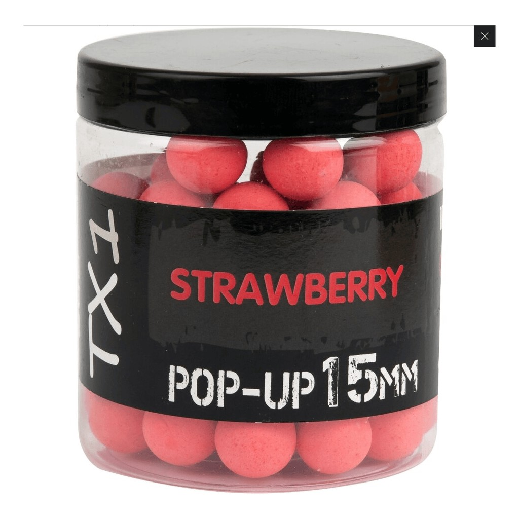 SHIMANO Bait TX1 Pop-up Strawberry Fluoro Red ryhmässä @ Sportfiskeprylar.se (5000074713DOr)