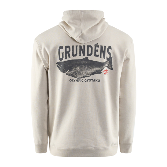 Grundéns Gyotaku Hoodie Bone Heather Chinook ryhmässä Vaatteet ja kengät / Vaatetus / Villapaidat / Hupparit @ Sportfiskeprylar.se (50001-247-0014r)