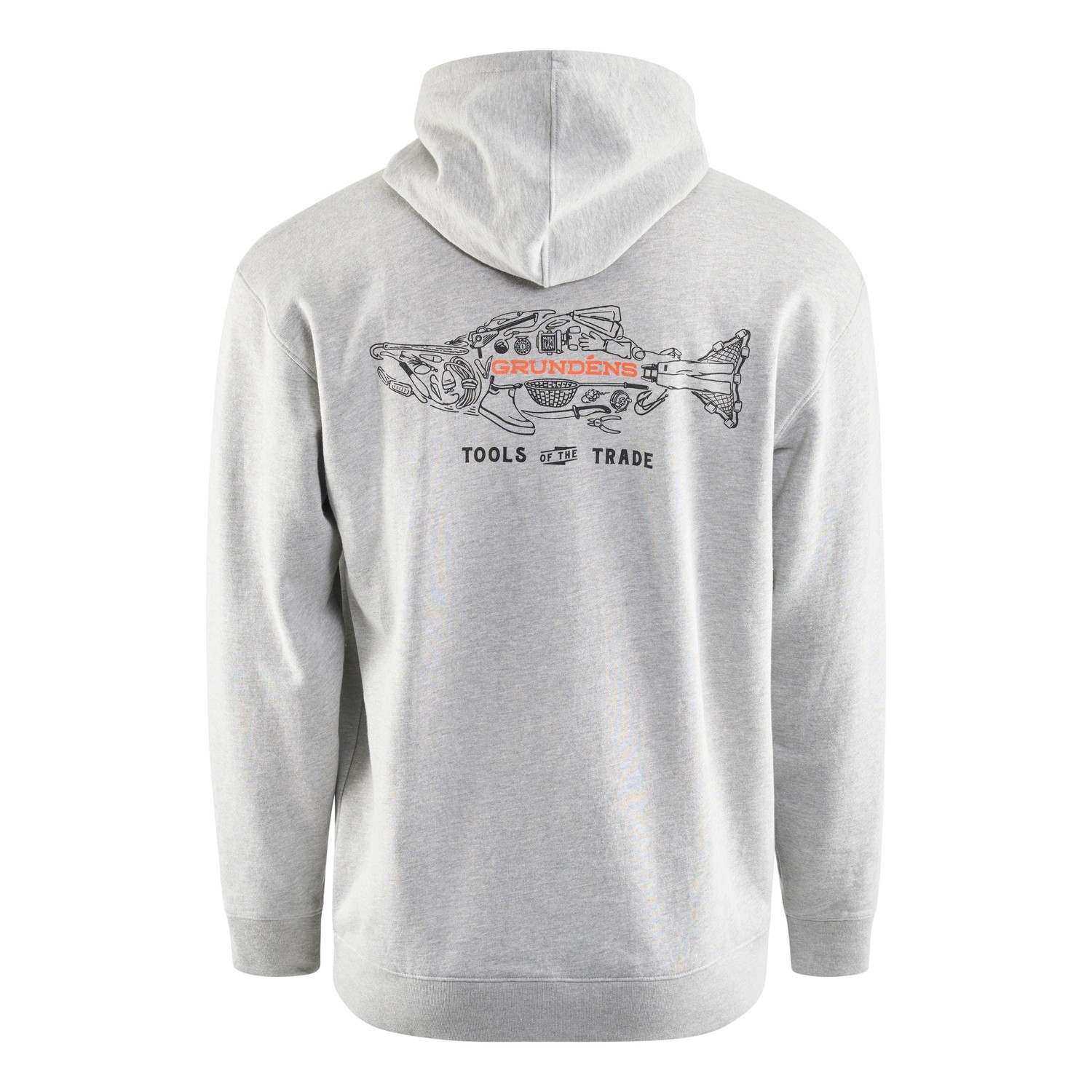 Grundéns Tools of the Trade Hoodie Athletic Heather ryhmässä Vaatteet ja kengät / Vaatetus / Villapaidat / Hupparit @ Sportfiskeprylar.se (50190-033-0013r)