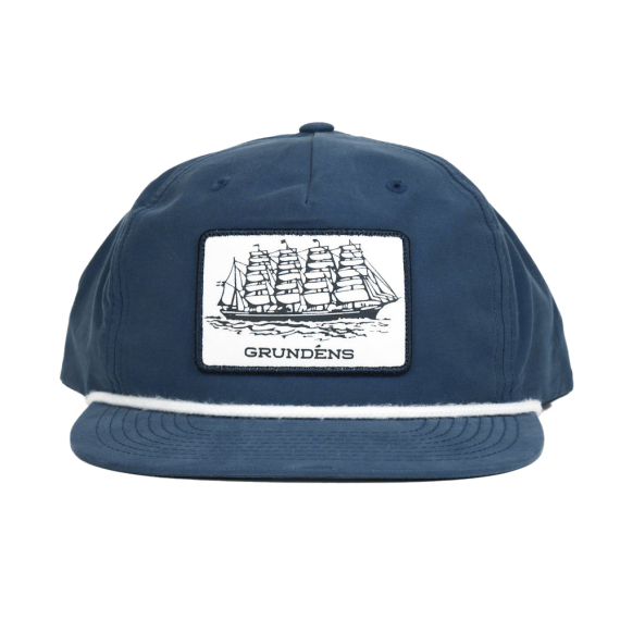 Grundéns Captains Heritage Cap Navy ryhmässä Vaatteet ja kengät / Lippalakit ja päähineet / Lippikset / Snapback-lippikset @ Sportfiskeprylar.se (50247-410-0001)