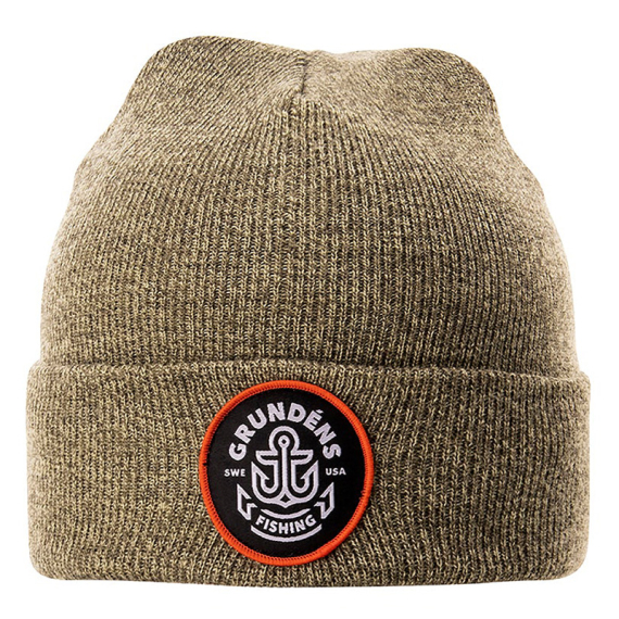 Grundéns Watchhouse Beanie Anchor Heather Loden ryhmässä Vaatteet ja kengät / Lippalakit ja päähineet / Lakit & pipot @ Sportfiskeprylar.se (50386-364-0001)