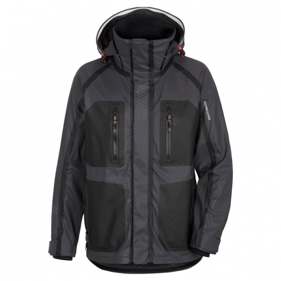 Didrikson Element 2.0 USX Jacket Coal Black ryhmässä Vaatteet ja kengät / Vaatetus / Takit / Sadetakit @ Sportfiskeprylar.se (503904108005r)