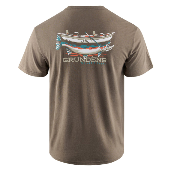 Grundéns Drift Boat SS T-Shirt Otter ryhmässä Vaatteet ja kengät / Vaatetus / T-paidat @ Sportfiskeprylar.se (50462-355-0013r)