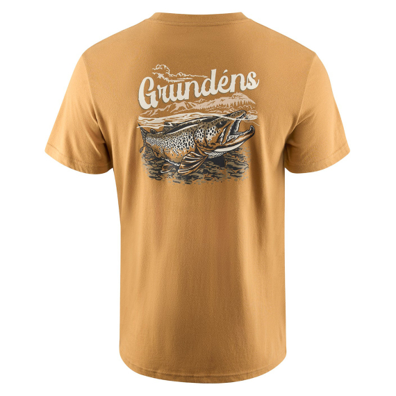 Grundéns Leroy Brown SS T-Shirt Whiskey ryhmässä Vaatteet ja kengät / Vaatetus / T-paidat @ Sportfiskeprylar.se (50468-201-0013r)
