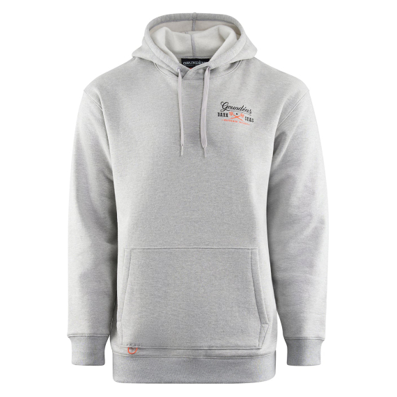 Grundéns Dark Seas X Grundens Portsmith Hoodie Athletic Heather ryhmässä Vaatteet ja kengät / Vaatetus / Villapaidat / Hupparit @ Sportfiskeprylar.se (50502-033-0013r)