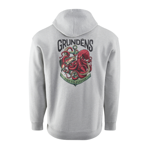 Grundéns Displacement DWR Hoodie Octo-Trout Athletic Heather ryhmässä Vaatteet ja kengät / Vaatetus / Villapaidat / Hupparit @ Sportfiskeprylar.se (50506-054-0014r)