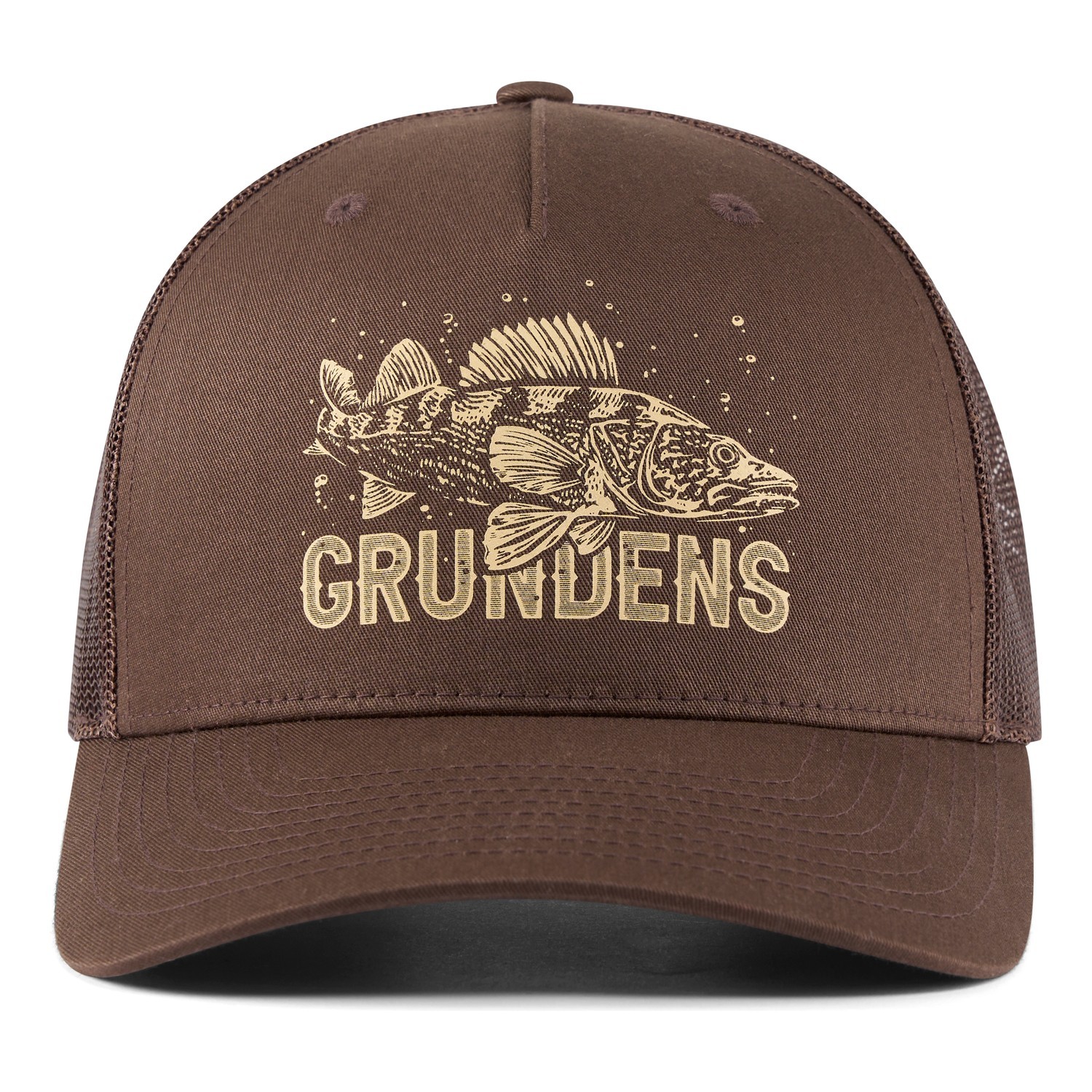 Grundéns King of the Lakes Trucker Brown ryhmässä Vaatteet ja kengät / Lippalakit ja päähineet / Lippikset / Trucker lippikset @ Sportfiskeprylar.se (50526-200-0001)