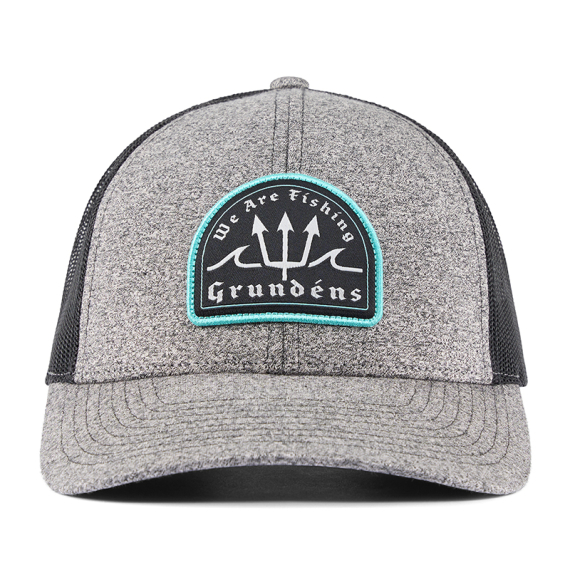 Grundéns Poseidon Low Pro Trucker Heather Charcoal ryhmässä Vaatteet ja kengät / Lippalakit ja päähineet / Lippikset / Trucker lippikset @ Sportfiskeprylar.se (50529-011-0001)